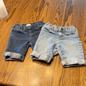 Lot of 2 Children’s Place Size 6 Slim Jean Shorts